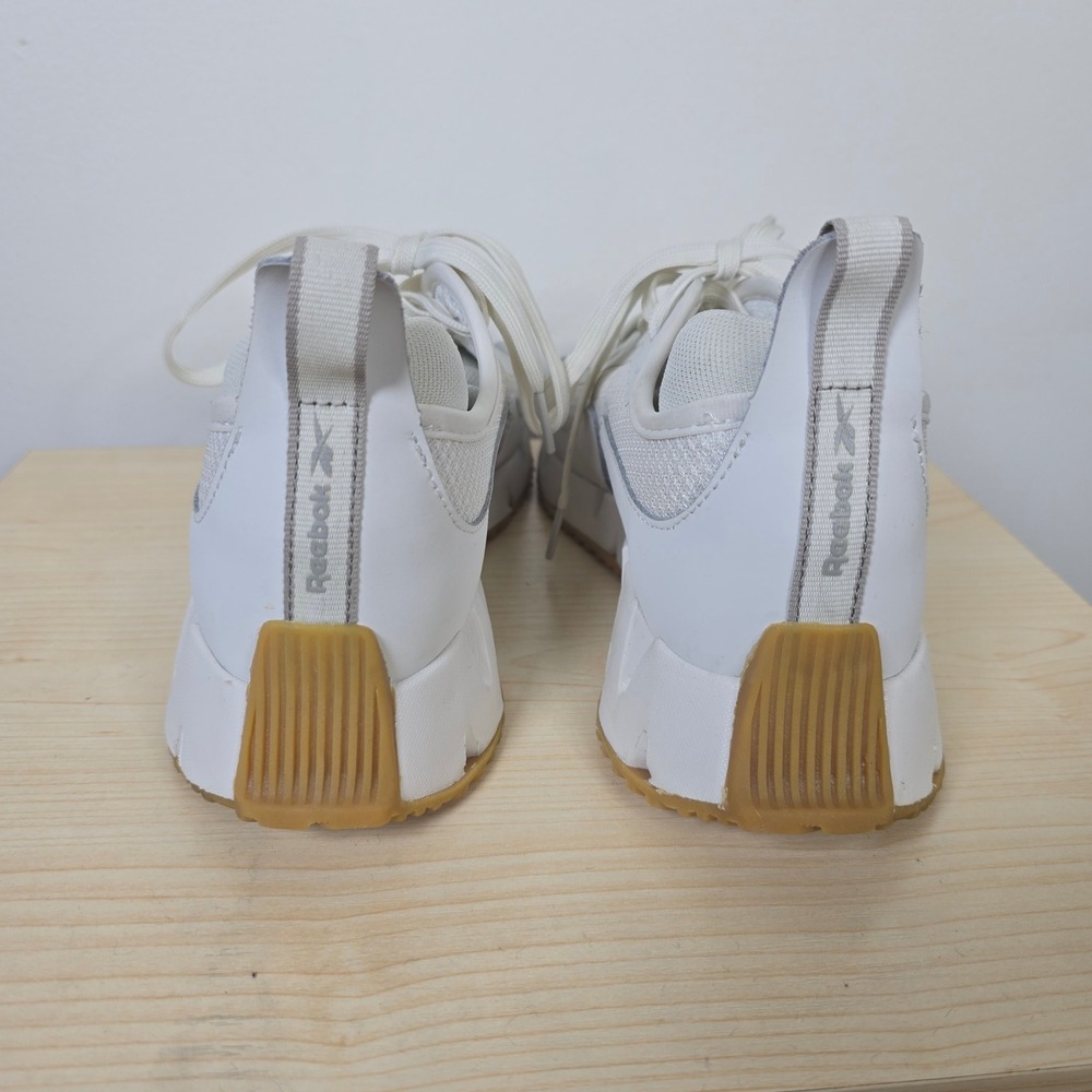 Reebok Zig Dynamica 4 Womens White Gum Athletic Sneakers Shoes Size 8 Low Top - Picture 3 of 8